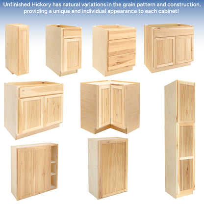 Microwave Wall Kitchen Cabinet Raw Hickory