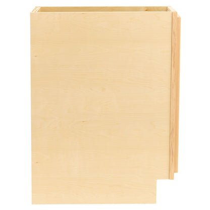 9" Kitchen Cabinet Raw Hickory Base Cabinet