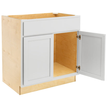 Sink Base Kitchen Cabinet Pure White Base Cabinet