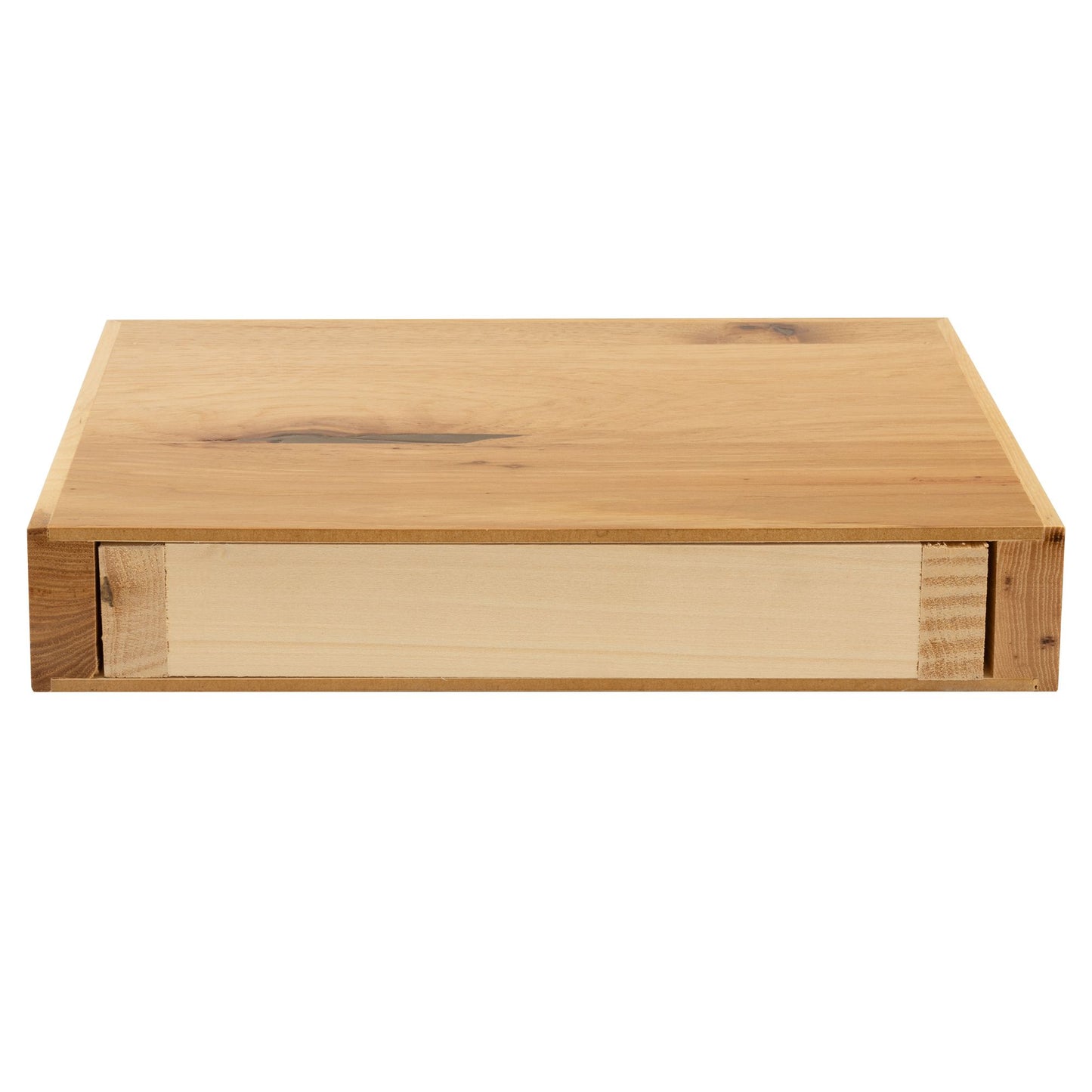 Quicklock Rustic Hickory Floating Shelf - Medium