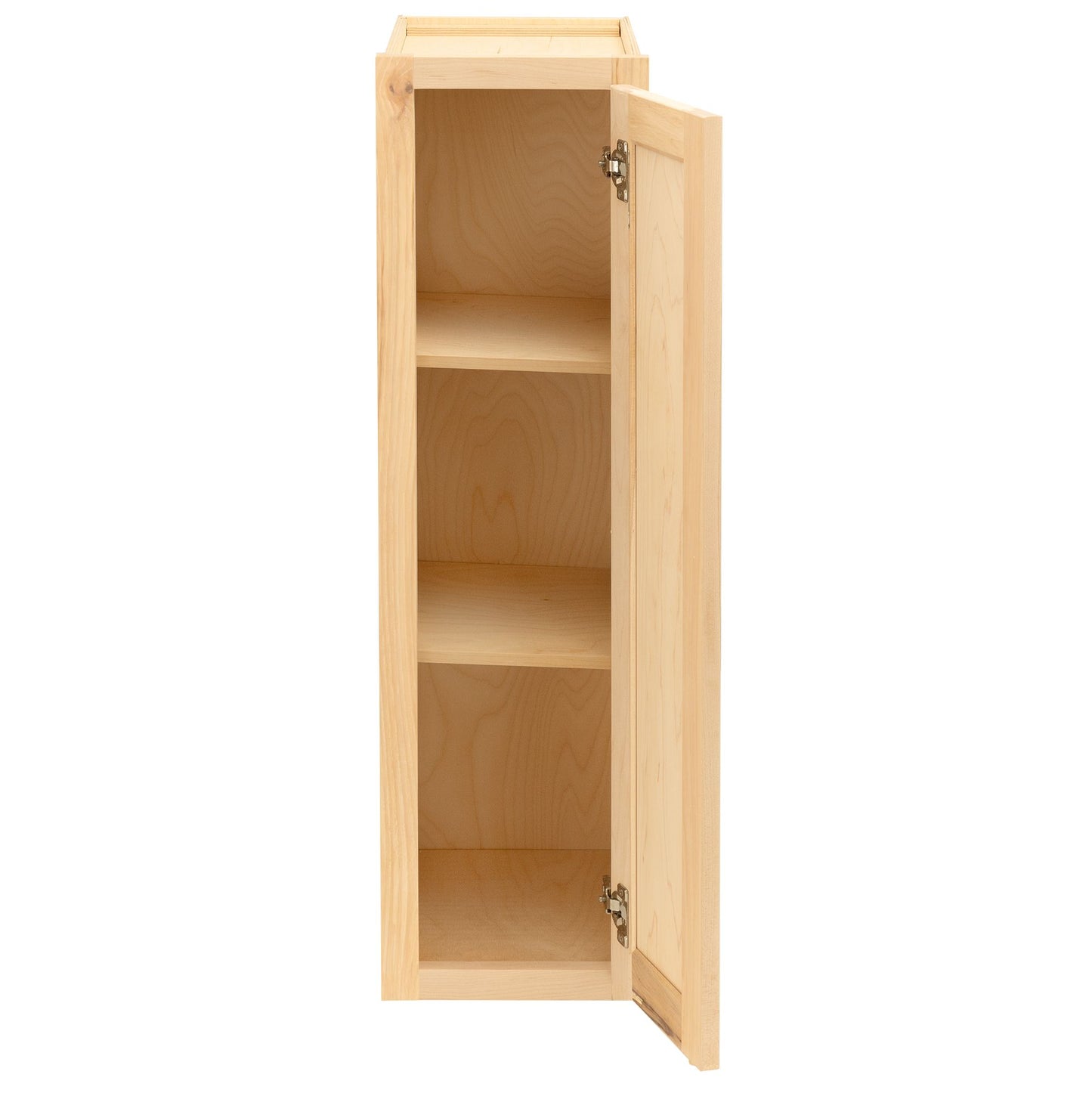 Quicklock Raw Hickory Wall Cabinet