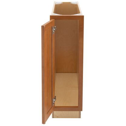 9" Kitchen Cabinet Provincial Stain Base Cabinet