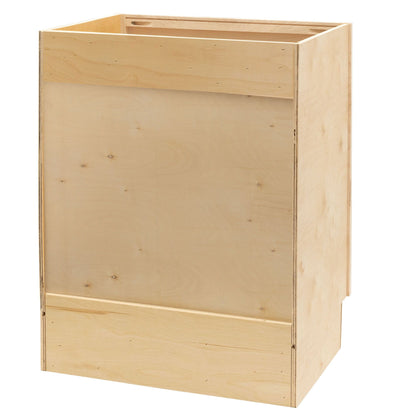 24" Bathroom Vanity | Raw Maple