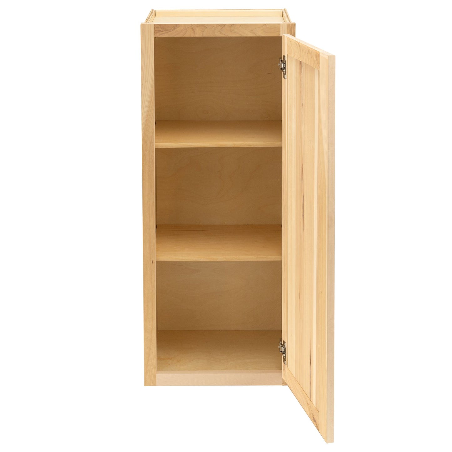 Quicklock Raw Hickory Wall Cabinet - Single Door