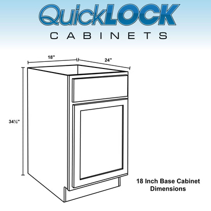 12" - 24" Kitchen Cabinet Raw Cherry Base Cabinet