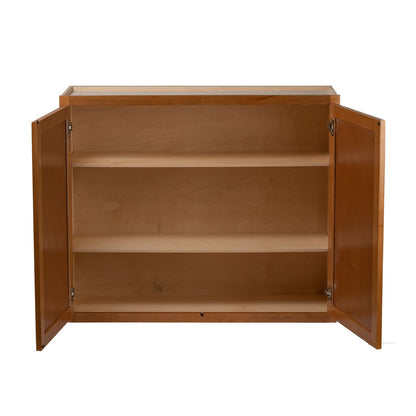 27" - 36" Wall Kitchen Cabinet Provincial Stain