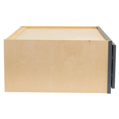 Refrigerator Wall Kitchen Cabinet Needlepoint Navy