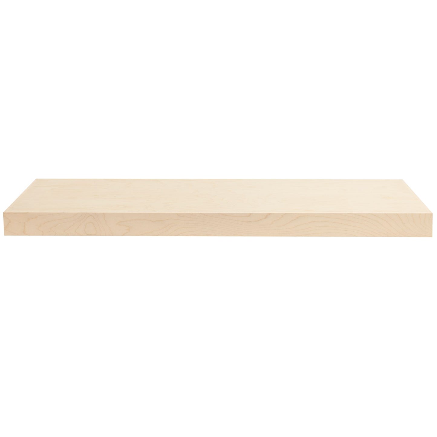 Quicklock Raw Maple Floating Shelf - Slim