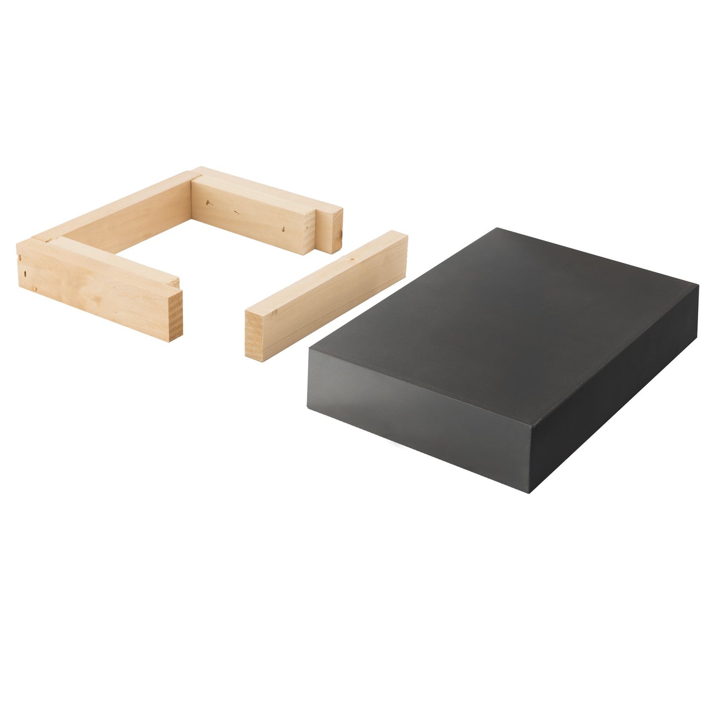Quicklock Espresso Stain Floating Shelf - Medium