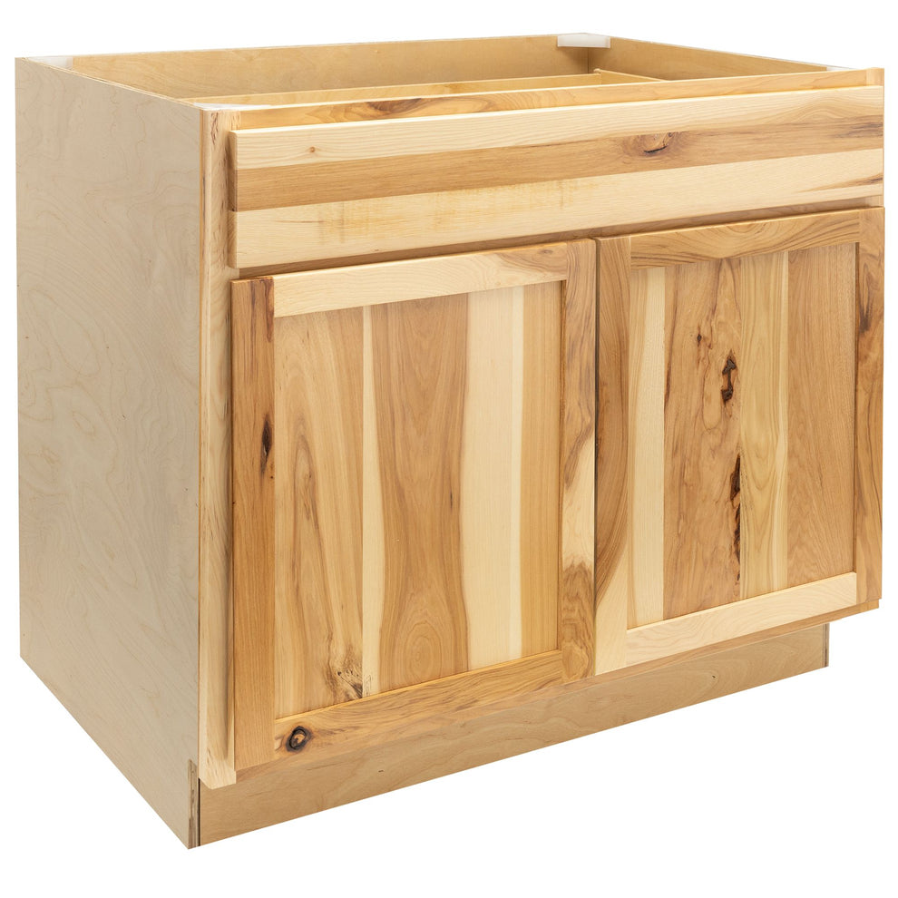 Sink Base Kitchen Cabinet Rustic Hickory Base Cabinet ...