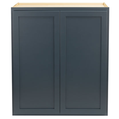 30" - 36" Wall Kitchen Cabinet Needlepoint Navy