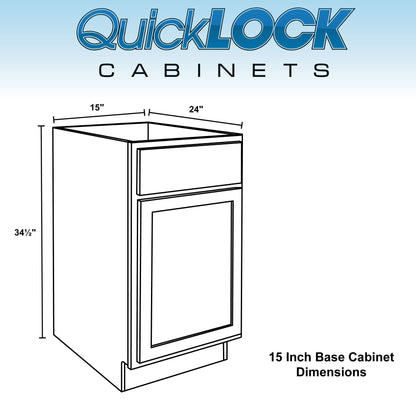 12" - 24" Kitchen Cabinet Raw Maple Base Cabinet