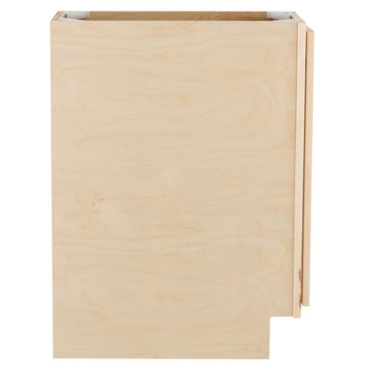 9" Kitchen Cabinet Raw Maple Base Cabinet