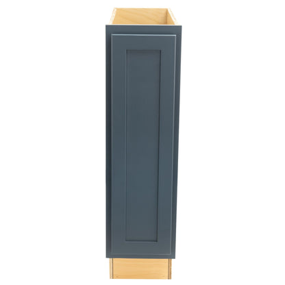 9" Kitchen Cabinet Needlepoint Navy Base Cabinet