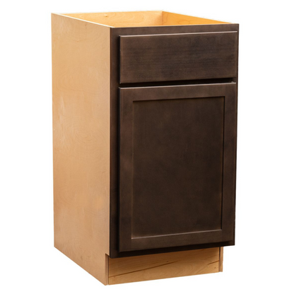 12" - 24" Kitchen Cabinet Espresso Stain Base Cabinet
