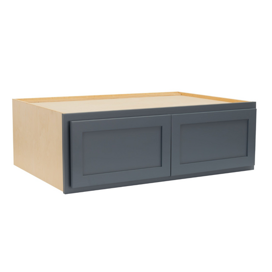 Quicklock Needlepoint Navy Refrigerator Wall Cabinet