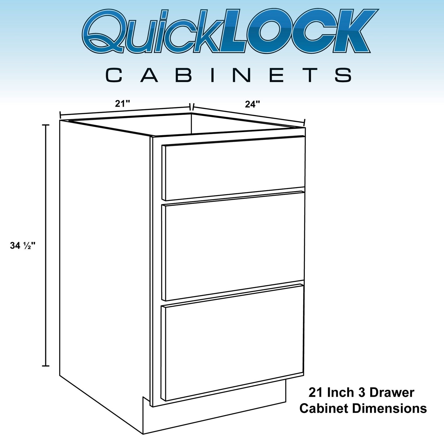 3 Drawer kitchen Cabinet Provincial Stain Base Cabinet