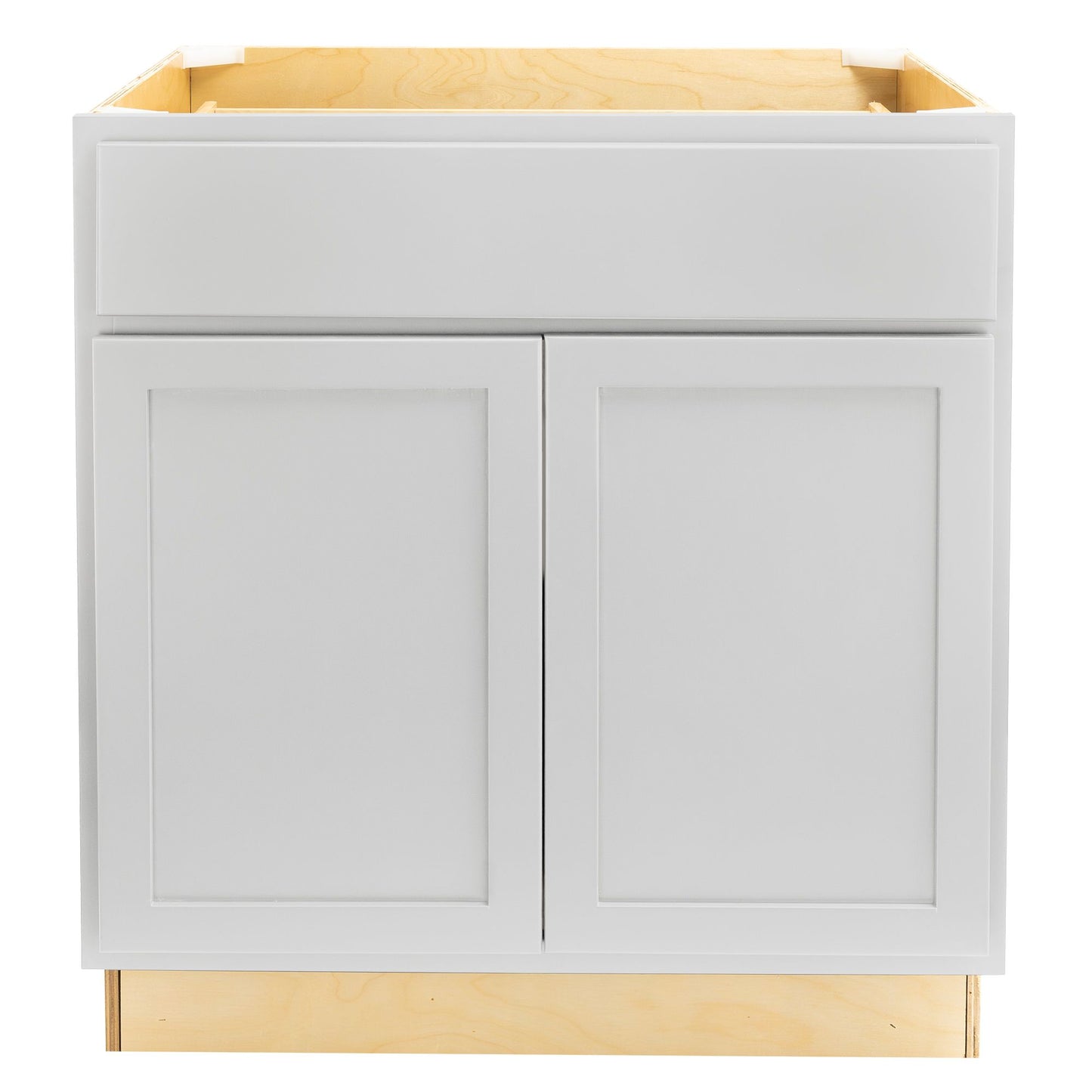 Quicklock Pure White Base Cabinet - Double Door