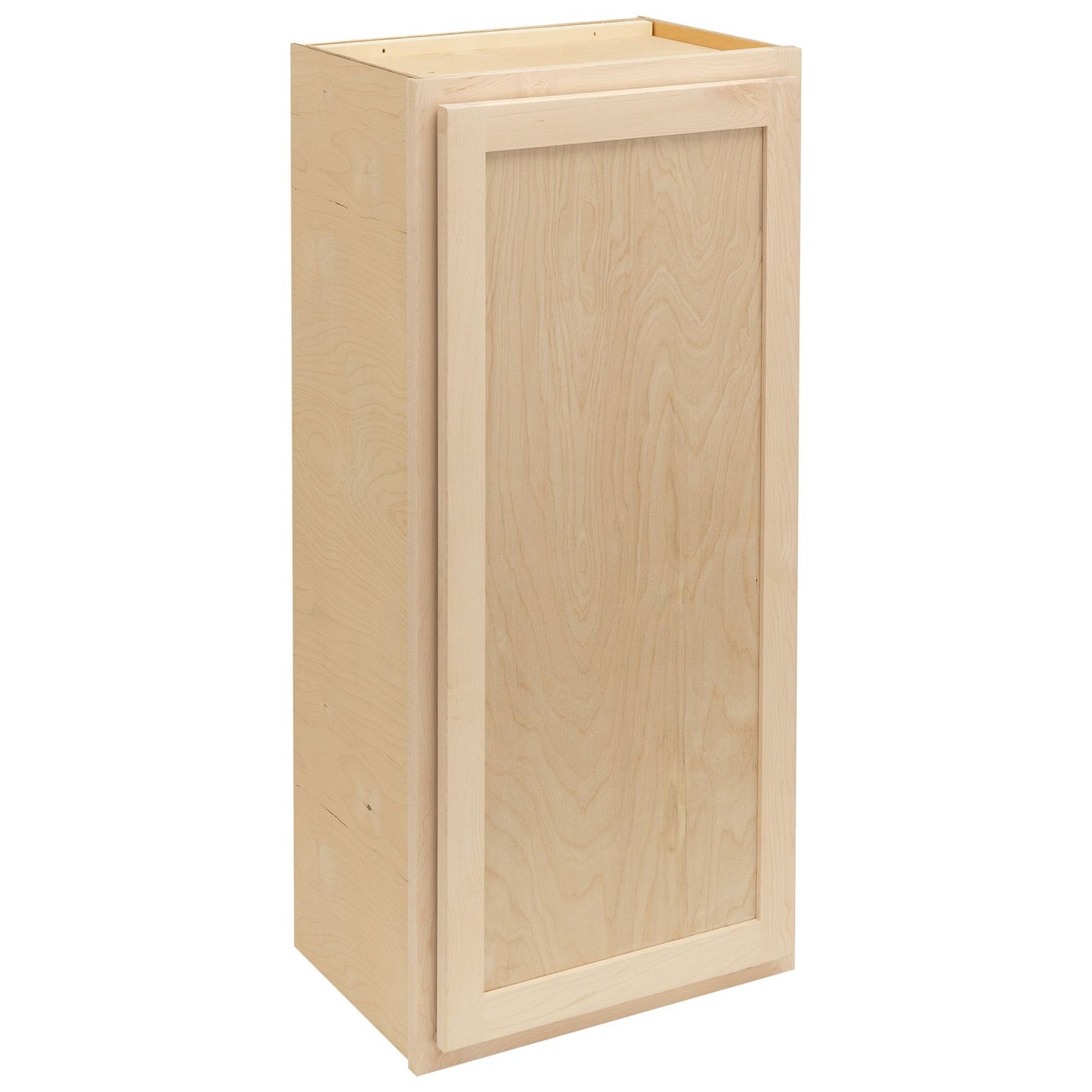 12" - 24" Wall Kitchen Cabinet Raw Maple