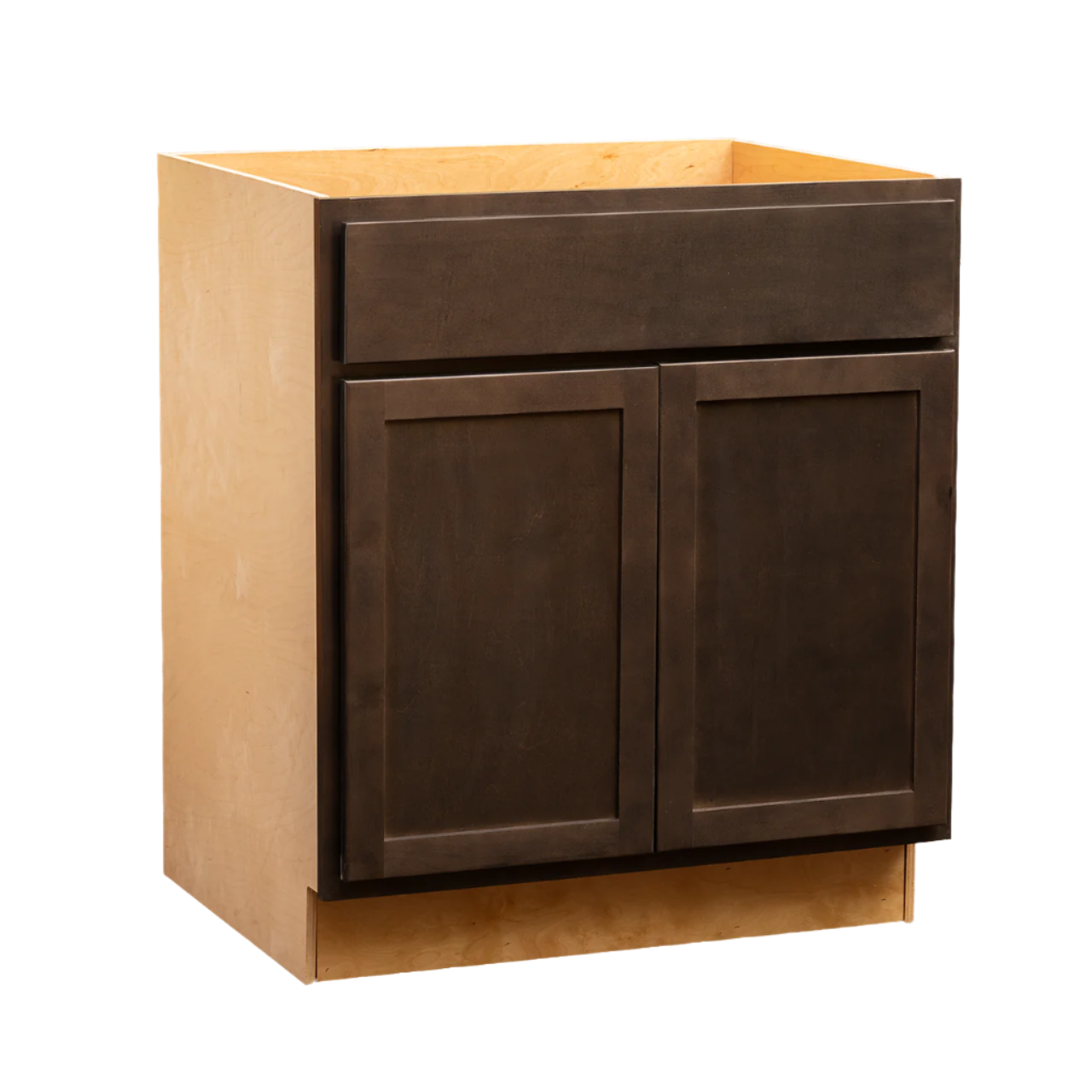 Quicklock Espresso Stain Base Double Door
