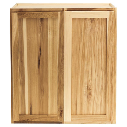 30" - 42" Wall Kitchen Cabinet Rustic Hickory