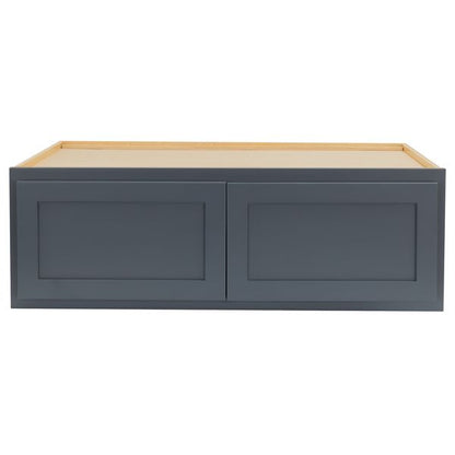 Refrigerator Wall Kitchen Cabinet Needlepoint Navy