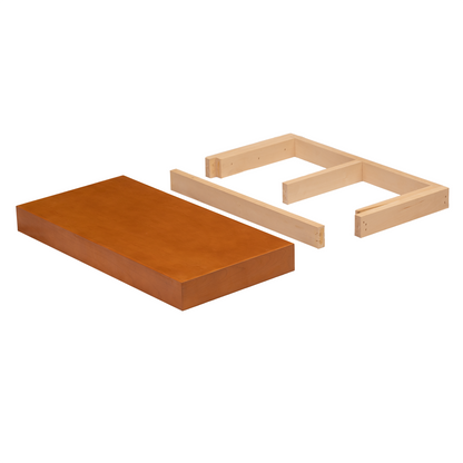 Floating Shelf | Provincial Stain | 8" Depth