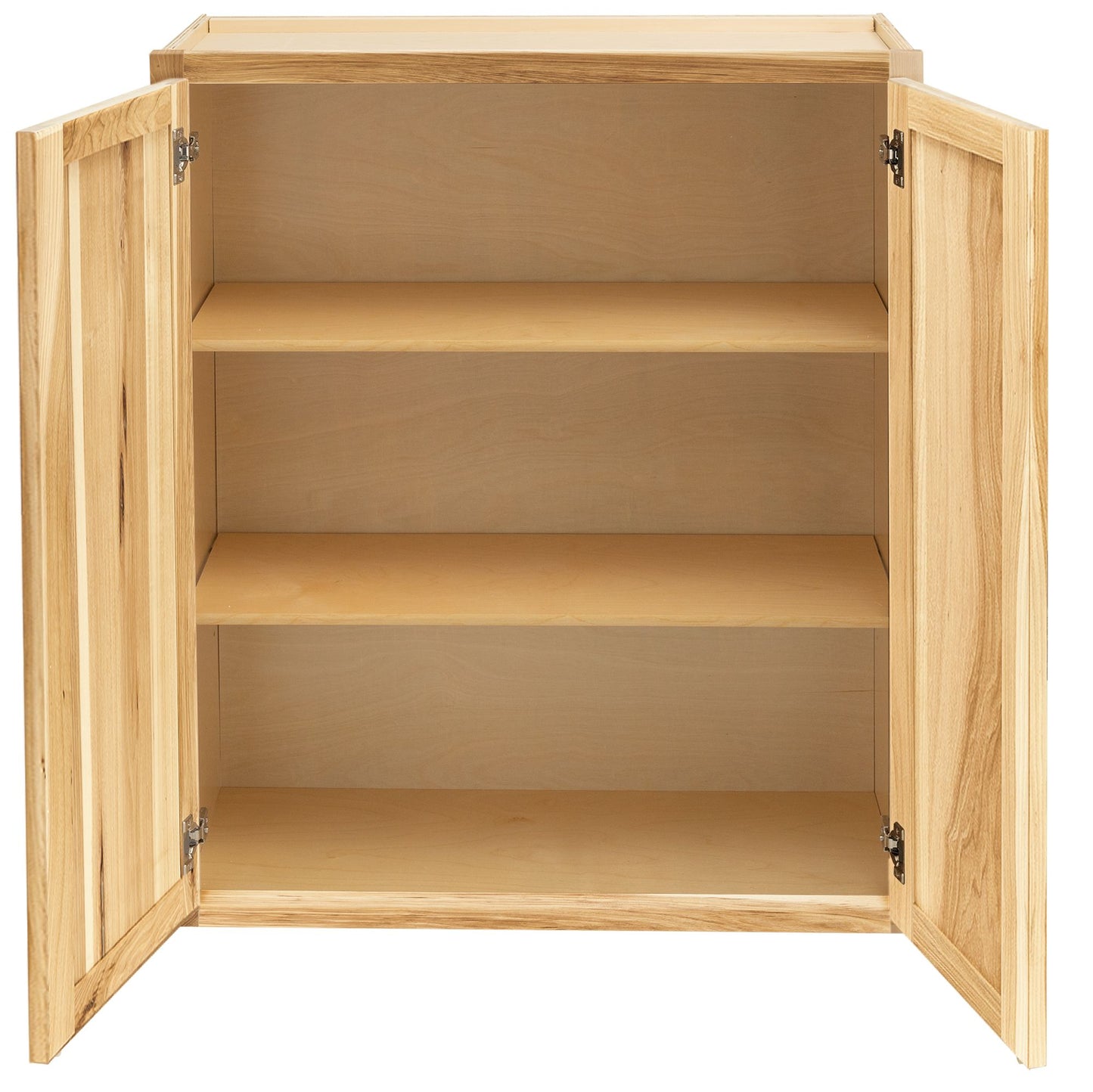 Quicklock Rustic Hickory Wall Cabinet - Double Door