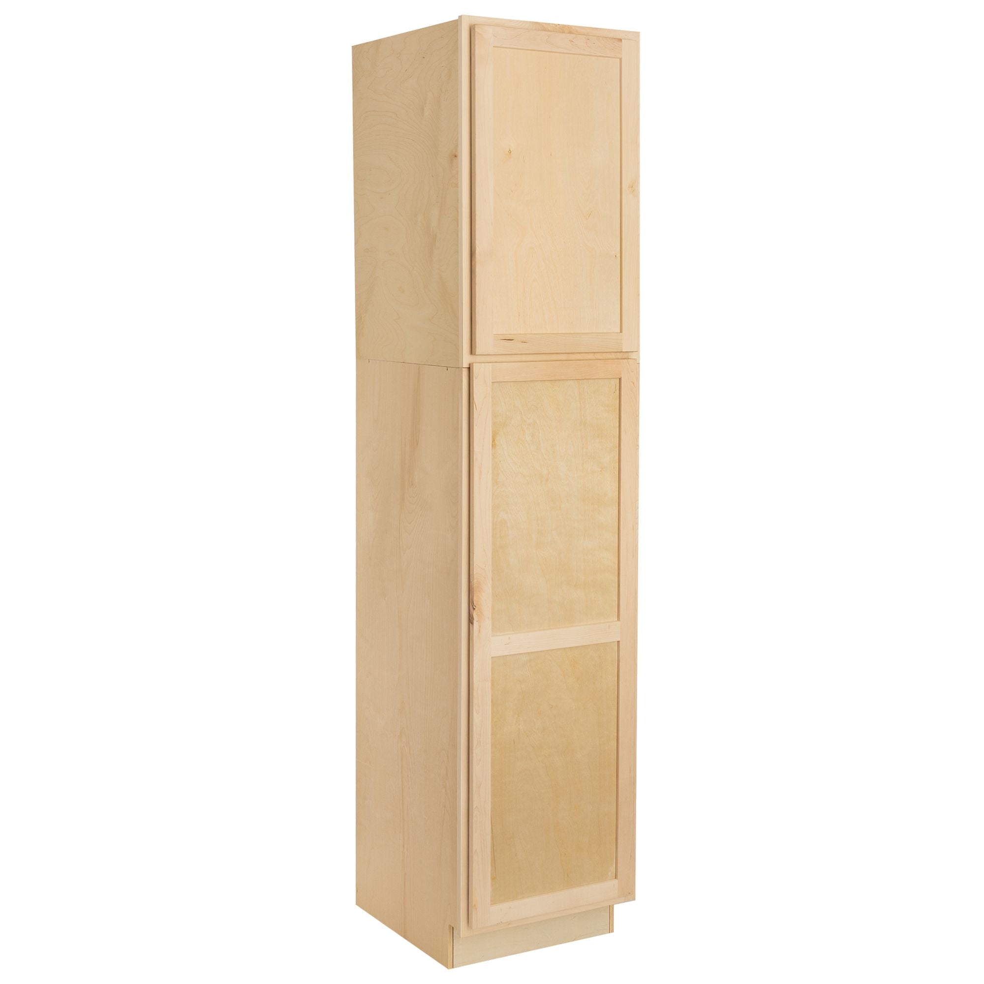 Quicklock Raw Maple Pantry Cabinet quicklockcabinets