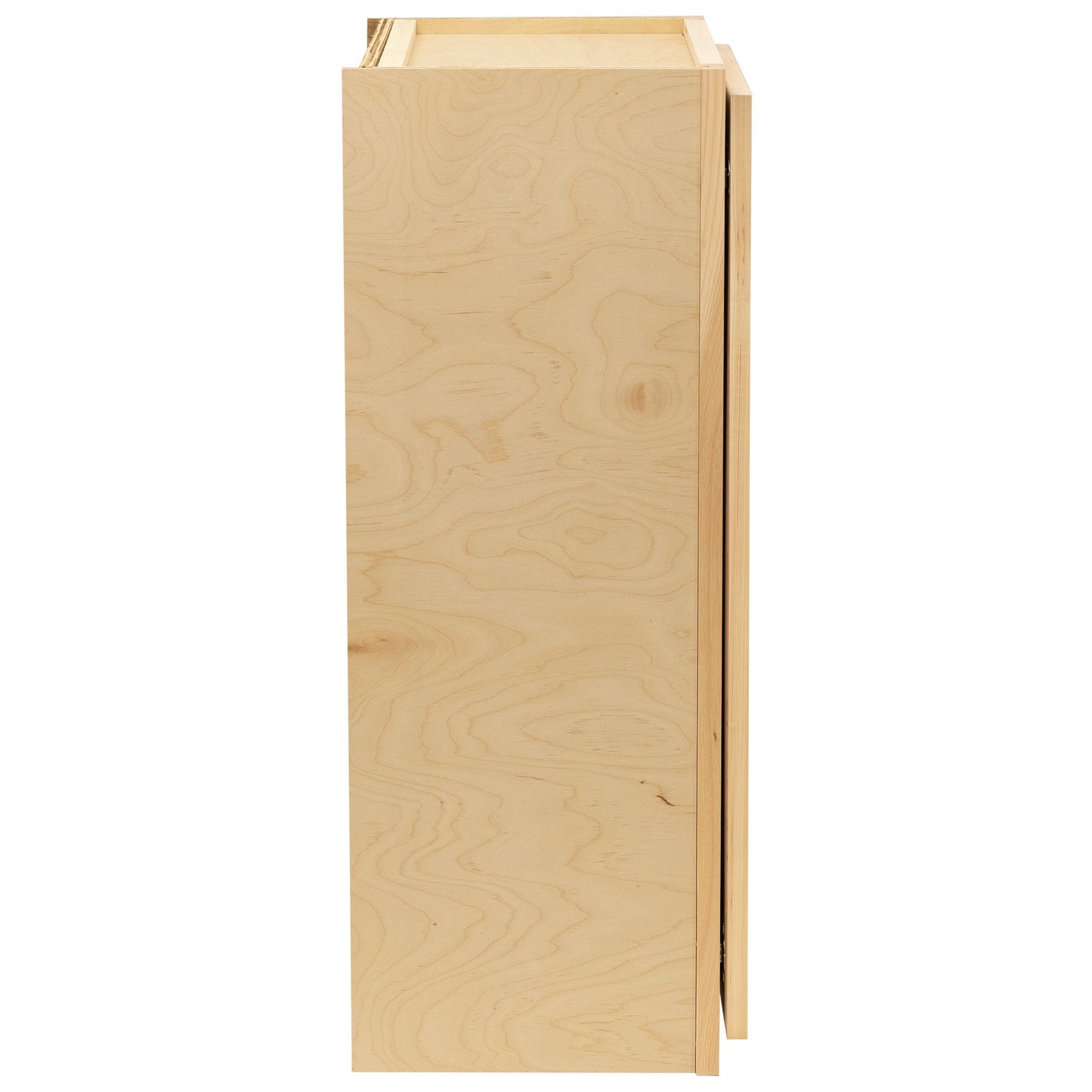 Quicklock Raw Hickory Wall Cabinet - Single Door