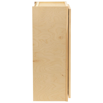 18" - 24" Wall Kitchen Cabinet Raw Hickory