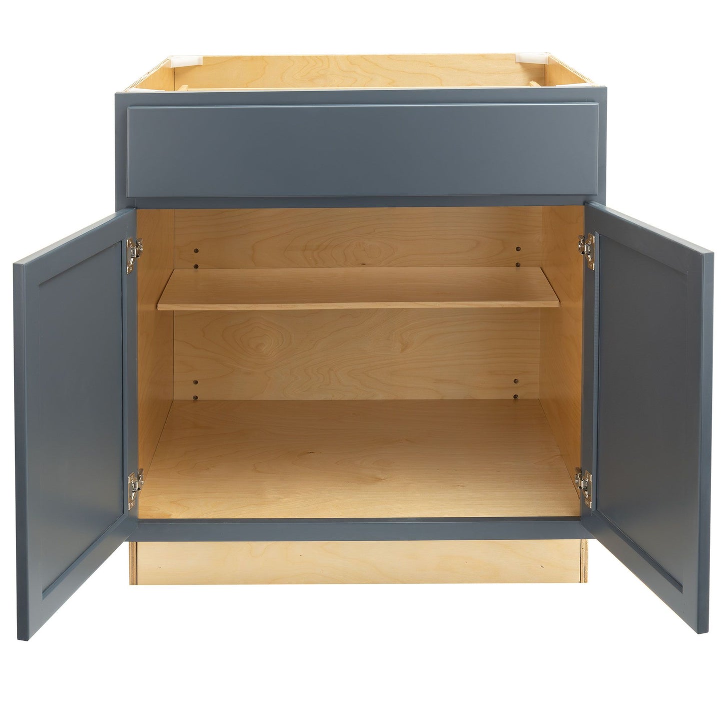 Quicklock Needlepoint Navy Base Cabinet - Double Door