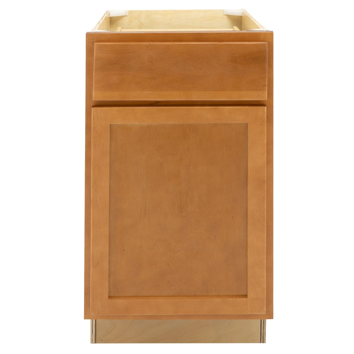 Trash Bin Kitchen Cabinet Provincial Stain Base Cabinet