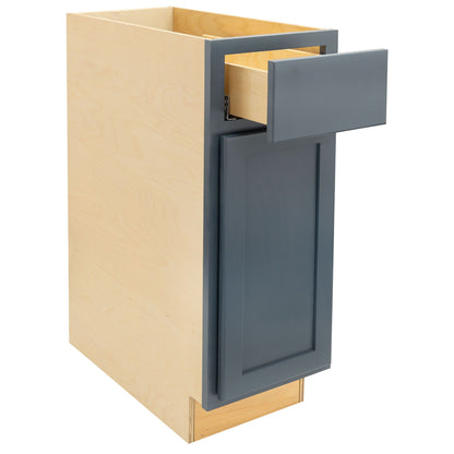 12" - 24" Kitchen Cabinet Needlepoint Navy Base Cabinet