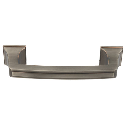Drawer Pull & Cabinet Handle 3" Antique Silver