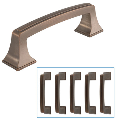 Drawer Pull & Cabinet Handle 3" Weather Copper