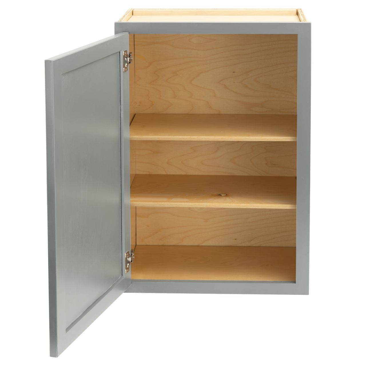 Quicklock Magnetic Gray Wall Cabinet - Single Door