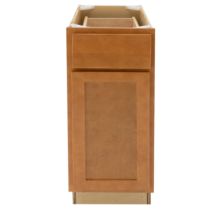 12" - 24" Kitchen Cabinet Provincial Stain Base Cabinet