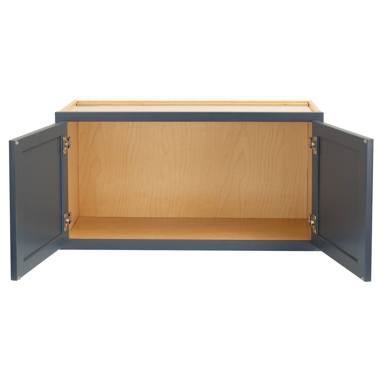 Quicklock Needlepoint Navy Microwave Wall Cabinet