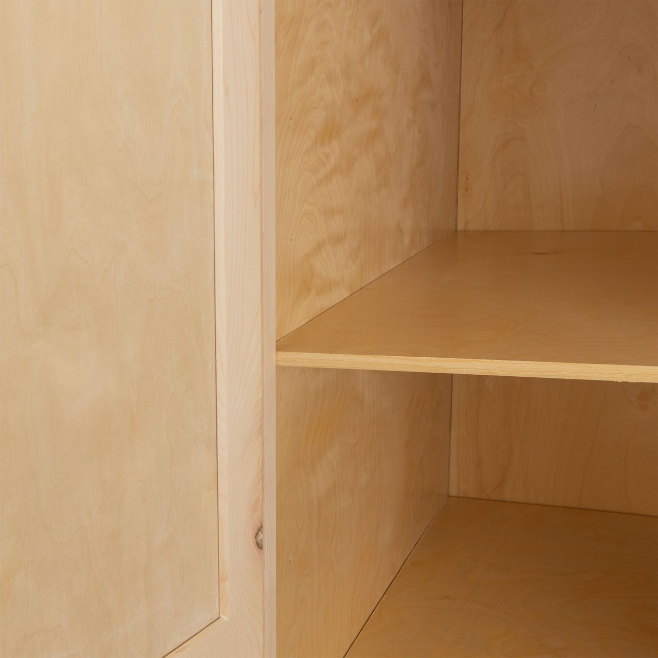 Quicklock Raw Maple Pantry Cabinet