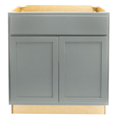 30" - 36" Kitchen Cabinet Magnetic Gray Base Cabinet