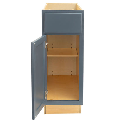 12" - 24" Kitchen Cabinet Needlepoint Navy Base Cabinet