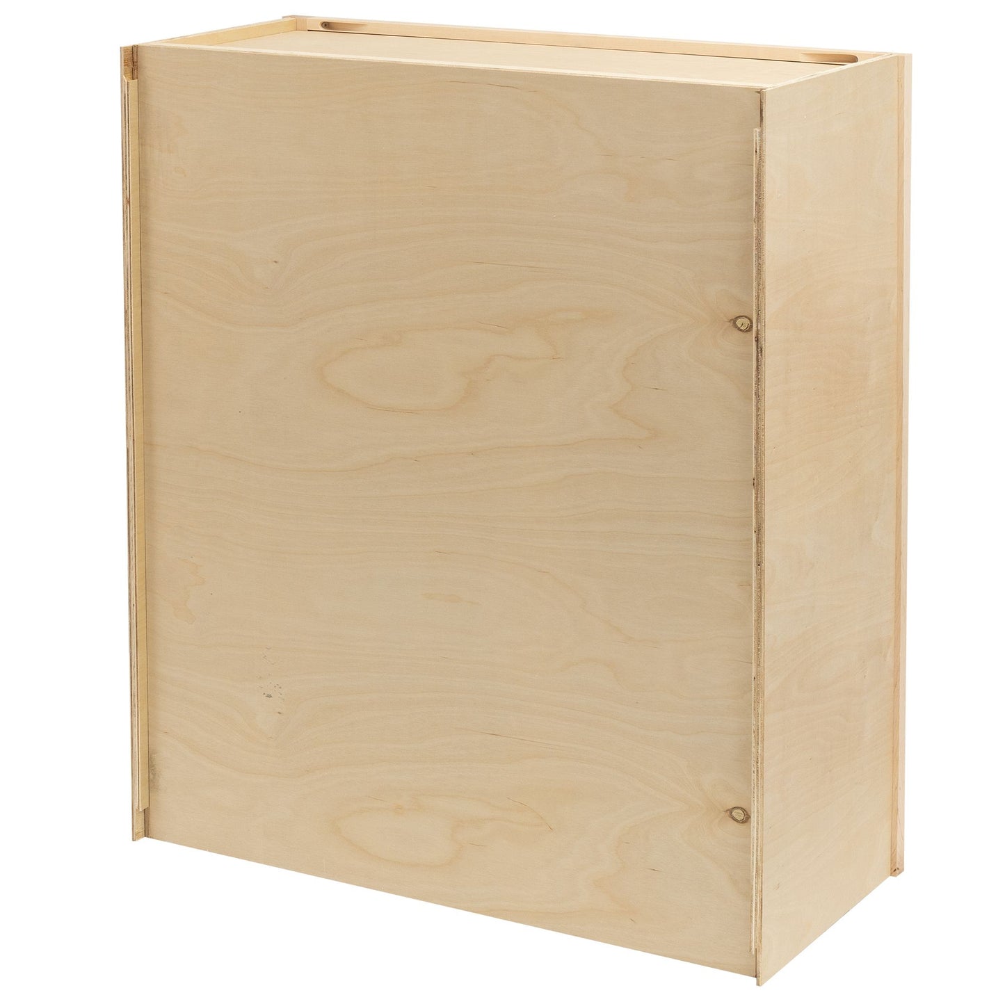 Quicklock  Raw Hickory Wall Cabinet - Double Door