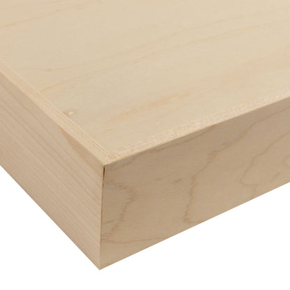 Floating Shelf | Raw Maple | 8" Depth