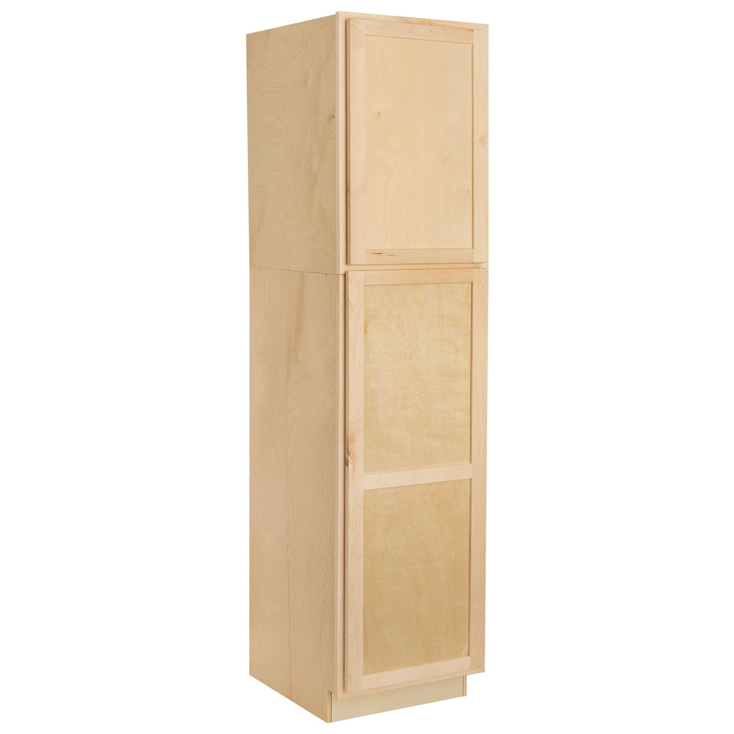 Quicklock Raw Maple Pantry Cabinet