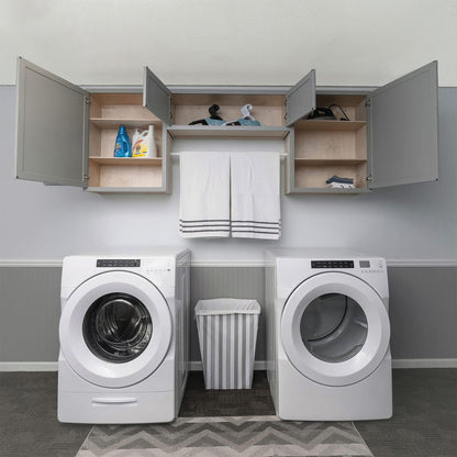 Laundry Room 3 Cabinets Set Magnetic Gray