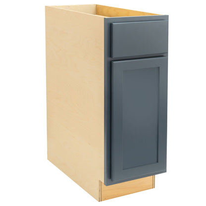 12" - 24" Kitchen Cabinet Needlepoint Navy Base Cabinet