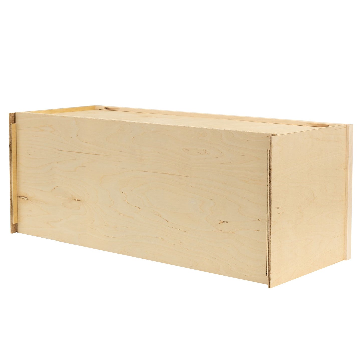 Quicklock Raw Maple Microwave Wall Cabinet
