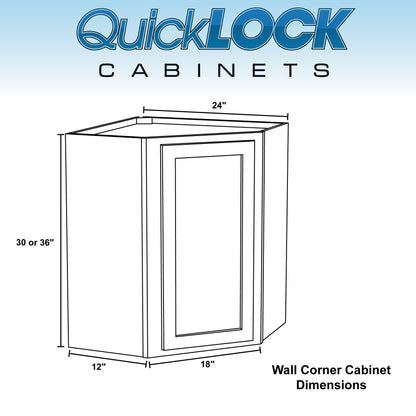 Corner Wall Kitchen Cabinet Rustic Hickory