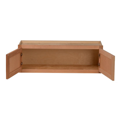 Refrigerator Wall Kitchen Cabinet Raw Cherry